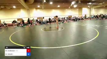55 lbs Consi Of 16 #2 - Miles Anderson, MWC Wrestling Academy vs Massey Odiotti, Illinois