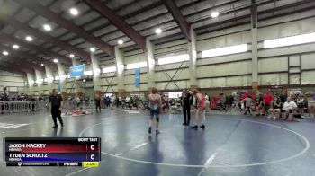 126 lbs Semifinal - Jaxon Mackey, Nevada vs Tyden Schultz, Nevada