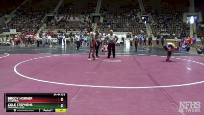 1A-4A 132 Cons. Round 3 - Cole Stephens, Thomasville HS vs Brody Horner, Ranburne