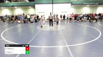 70 lbs Consi Of 8 #2 - Maddox Mehelic, PA vs Esaias Perez, MD