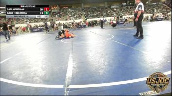 112 lbs Round Of 16 - Cael Gensman, Cowboy Wrestling Club vs Gage Hollowell, Elgin Wrestling
