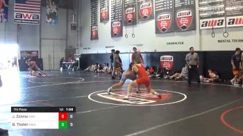 152 lbs 7th Place - Jayme Zolvna, Crass Trained vs Bailey Thelen, Askren3