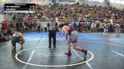 217 lbs Cons. Round 4 - Lee Hinkle, Start Spartan Wrestling vs Roy Kirkendall, VINTON CO