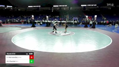 120 lbs Round Of 64 - Victor Hernandez, Springfield Central vs Brayden Pouliot, Beverly