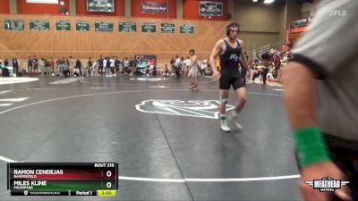 197 lbs Quarterfinal - Ramon Cendejas, Bakersfield vs Miles Kline, Moorpark