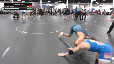 115 lbs Round 1 (6 Team) - Rylan Reitz, Mat Warriors vs Massimo Perentin, NJ Squeeze