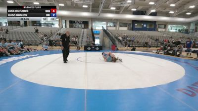 126 lbs Luke Richards, North Carolina vs Hugo Hughes, Iowa Blue