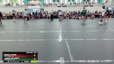 190 lbs Cons. Semi - Arron McCarty, Dark Knights vs Brad Luther, Full Circle