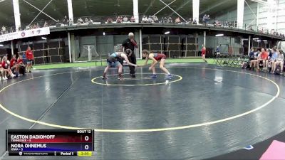 94 lbs Round 4 (6 Team) - Easton Dadiomoff, Tennessee vs Nora Ohnemus, Iowa