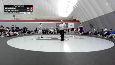125 lbs Finals (2 Team) - Giovanni Diaz, McKendree vs Colton Drousias, Glenville State
