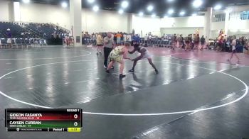 190 lbs Round 1 (6 Team) - Caysen Curran, Iowa Gables vs Gideon Fasanya, Team Nauman Blue
