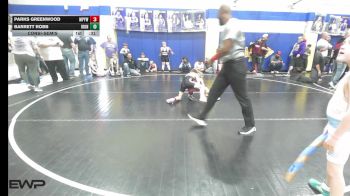 53-58 lbs Consolation - Parks Greenwood, Mannford Pirate Youth Wrestling vs Barrett Robb, IRONMEN Wrestling Club