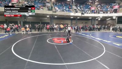 144 lbs Cons. Round 1 - Angel Garcia, Oswego (H.S.) vs Elijah Thompson, Edwardsville