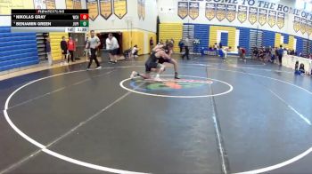 144 lbs Quarterfinal - Nikolas Gray, Wellington Community Hs vs Benjamin Green, Jupiter