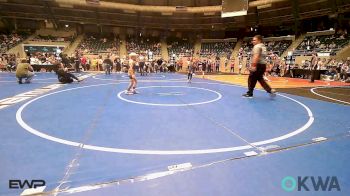 61 lbs Round Of 16 - Legend Ramsey, Del City Little League Wrestling vs Jaxon Ditmore, Team Tulsa Wrestling Club