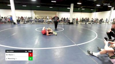 120 lbs Round Of 16 - Wyatt Matin, FL vs John Manning, OH