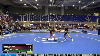 138 lbs Semifinal - Chad Strickland, Wetumpka vs Riley Brewer, Lee County