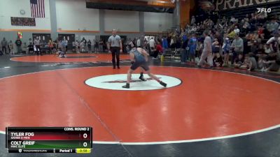 103 lbs Cons. Round 2 - Tyler Fog, Xavier X-Men vs Colt Greif, MWC Elite