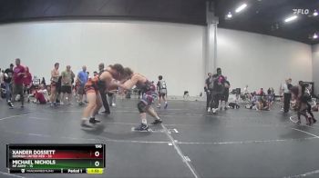 190 lbs Placement (4 Team) - Xander Dossett, Georgia United Red vs Michael Nichols, MF Army