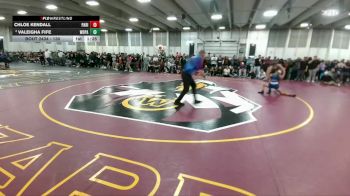 130 lbs Champ. Round 3 - Valeigha Fife, Woodland Park vs Chloe Kendall, Palmer Ridge