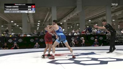 60 lbs Cons. Semis - Isaiah Cortez, Daniel Cormier Wrestling Club vs Dylan Koontz, Dubuque RTC/ Titan Mercury Wrestling Club (TMWC)