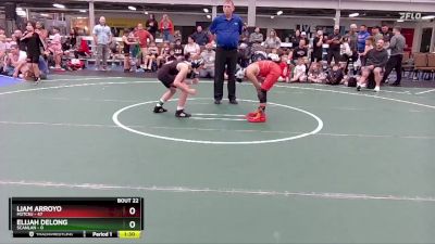 80 lbs Round 6 (8 Team) - Liam Arroyo, M2TCNJ vs Elijah Delong, Scanlan