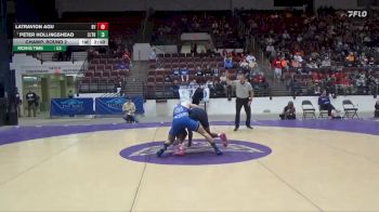 157 lbs Champ. Round 2 - Peter Hollingshead, Luther vs LaTravion Agu, Buena Vista