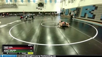 157 lbs Round 1 (10 Team) - Tripp Vigil, Central vs Wyatt Malara, Thompson Valley