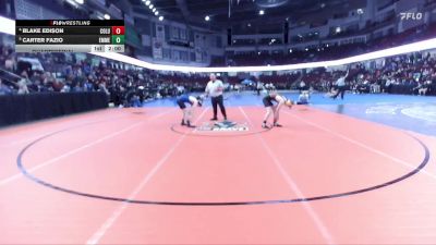 113 lbs Quarterfinal - Carter Fazio, Emmett vs Blake Edison, Columbia