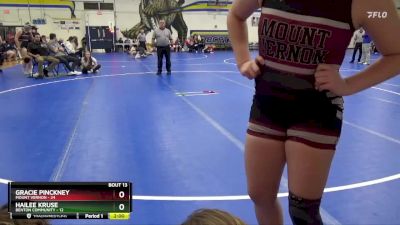 170 lbs Round 5 (6 Team) - Hailee Kruse, Benton Community vs Gracie Pinckney, Mount Vernon