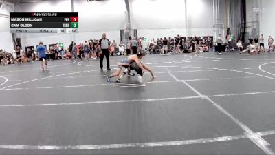 126 lbs Round 5 (6 Team) - Cam Olson, TDWC Maniacs vs Mason Milligan, Freakztyle Wrecking Crew