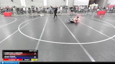 138 lbs Cons. Round 2 - Christian Cardone, Askren Wrestling Academy vs Ryan Frank, Waupaca Wrestling