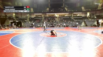 112 lbs Final - Maisyn Lott, Bison Takedown Wrestling Club vs Blake Ghersi, Level Up Wrestling Center