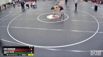 4A 120 lbs Quarterfinal - Bryan Davis, Aiken vs Levi Wheeler, North Myrtle Beach