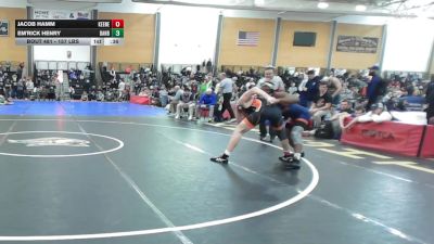 157 lbs Consi Of 8 #2 - Jacob Hamm, Keene vs Em'rick Henry, Danbury
