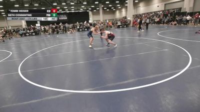 175 lbs Cons. Sub-semis - Seth Cossentine, Pursuit Wrestling Minnesota vs Tomm Heiser, RT Elite Wrestling
