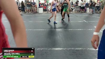 110 lbs Round 1 (4 Team) - Nathan Yoder, Pursuit WA vs RJ Beighley, Red Devil WC