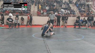 105_B lbs Consi Of 16 #2 - Emmitt Bishop, Mifflin County vs Troy Guenther, Mercer