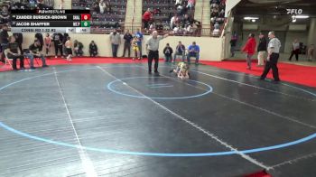 55_B lbs Consi Rd 1 32 #2 - Zander Bursick-Brown, Shaler vs Jacob Shaffer, Mt.Pleasant