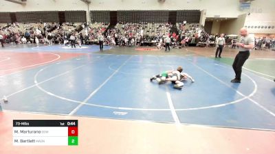 73-M lbs Consi Of 16 #2 - Mickey Marturano, Downingtown vs Michael Bartlett, Mat Assassins