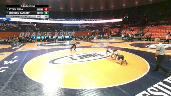 2A 120 lbs Champ. Round 1 - Jackson Marlett, Crystal Lake (Central) vs Ayden Swan, Carbondale (H.S.)