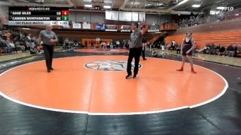 113 lbs 1st Place Match - Camden Worthington, Declo vs Gage Giles, Kimberly