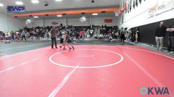 66 lbs Rr Rnd 1 - Luke Griffin, Muskogee Rougher Youth Wrestling vs Lightning Kirk, Quezada Wrestling Academy