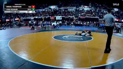 AA - 126 lbs Cons. Semi - Diesel Thompson, Flathead (Kalispell) vs Cole Schaub, Billings Skyview