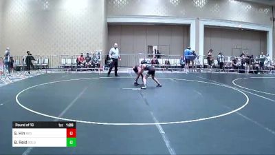 77 lbs Round Of 16 - Sean Hin, Red Wave WC vs Brantley Reid, Gold Rush Wr Ac