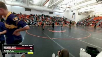 105 lbs 3rd Place Match - Braxton Batt, Powell Middle School vs Tommy Sitz, Cody Middle School