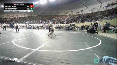 46 lbs Semifinal - Brooks Wood, Husky WC vs Hunter Larsen, Blue Devil Wrestling Club