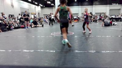 64 lbs Round 9 (10 Team) - Charlotte Robbins, Backyard Brawlers Pink vs Jolee Kait Bryant, Oklahoma Mafia