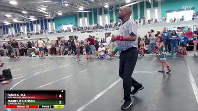 44 lbs Round 3 (10 Team) - Maximus Hansen, Glasgow WA vs Ivanka Hill, Gate Keepers Athletics