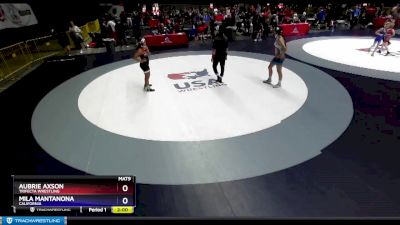 130 lbs Round 3 - Aubrie Axson, Trifecta Wrestling vs Mila Mantanona, California